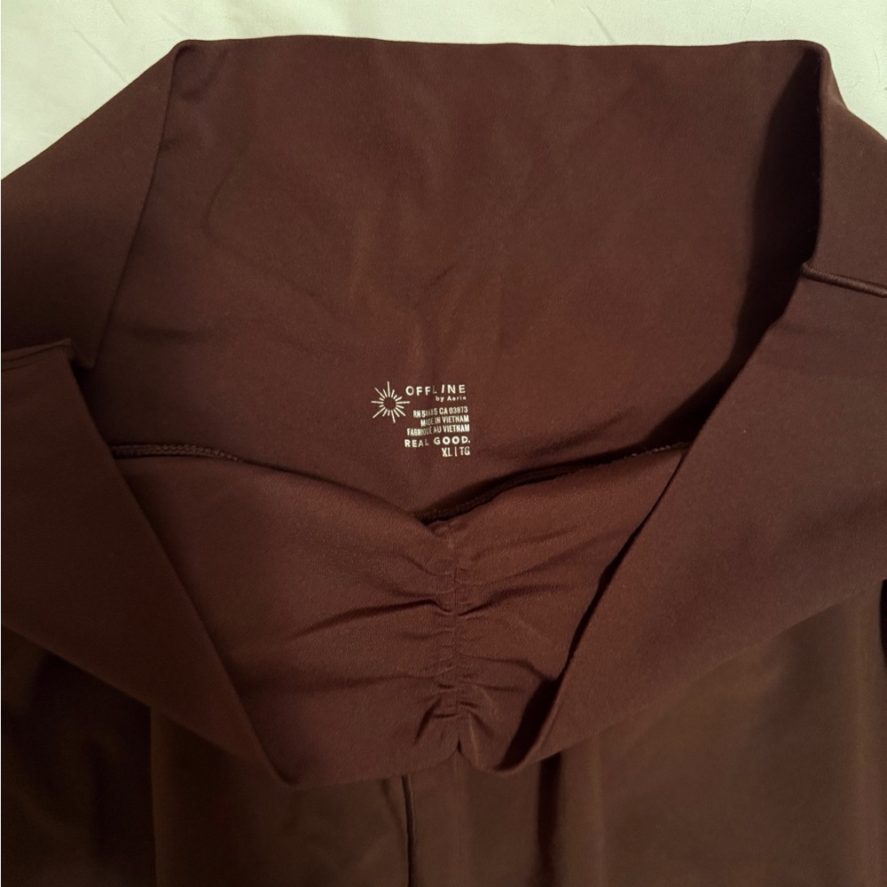 OFFLINE Brown Flowy Shorts